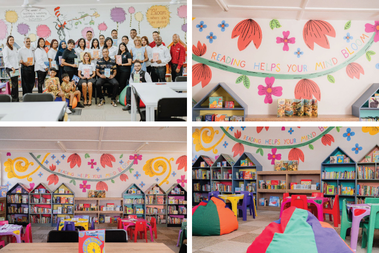 A bright Dream Big Little Reader school library